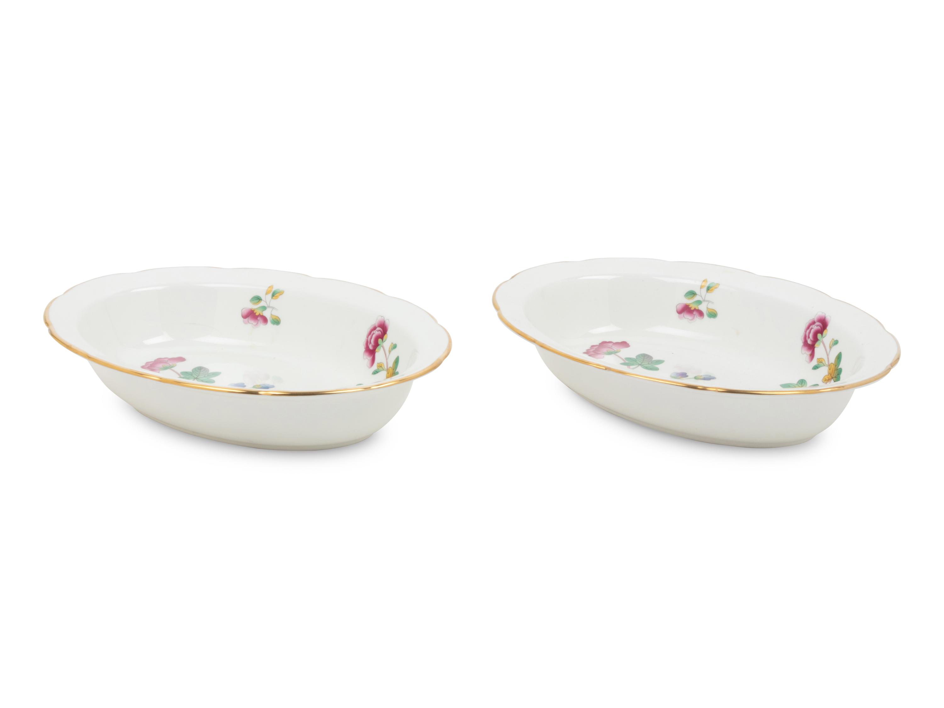Four Wedgwood Cuckoo Porcelain Vegetable Dishes