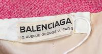 A Balenciaga Pink Wool Skirt Suit,