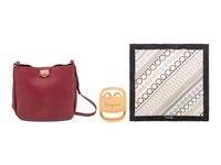 Ferragamo; Leather Tote, Scarf & Scarf Ring