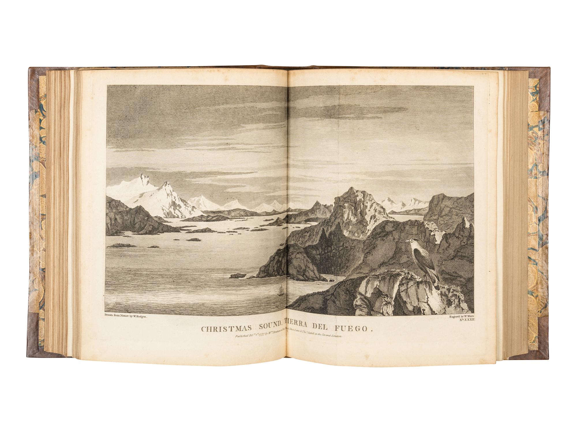 COOK, James, Captain (1728-1779). -- [SECOND VOYAGE]. A Voyage towards the South Pole, and Round the World, performed in His Majesty's Ships the Resolution and Adventure, in the Years 1772, 1773, 1774, and 1775 . London: W. Strahan and T. Cadell, 1777.