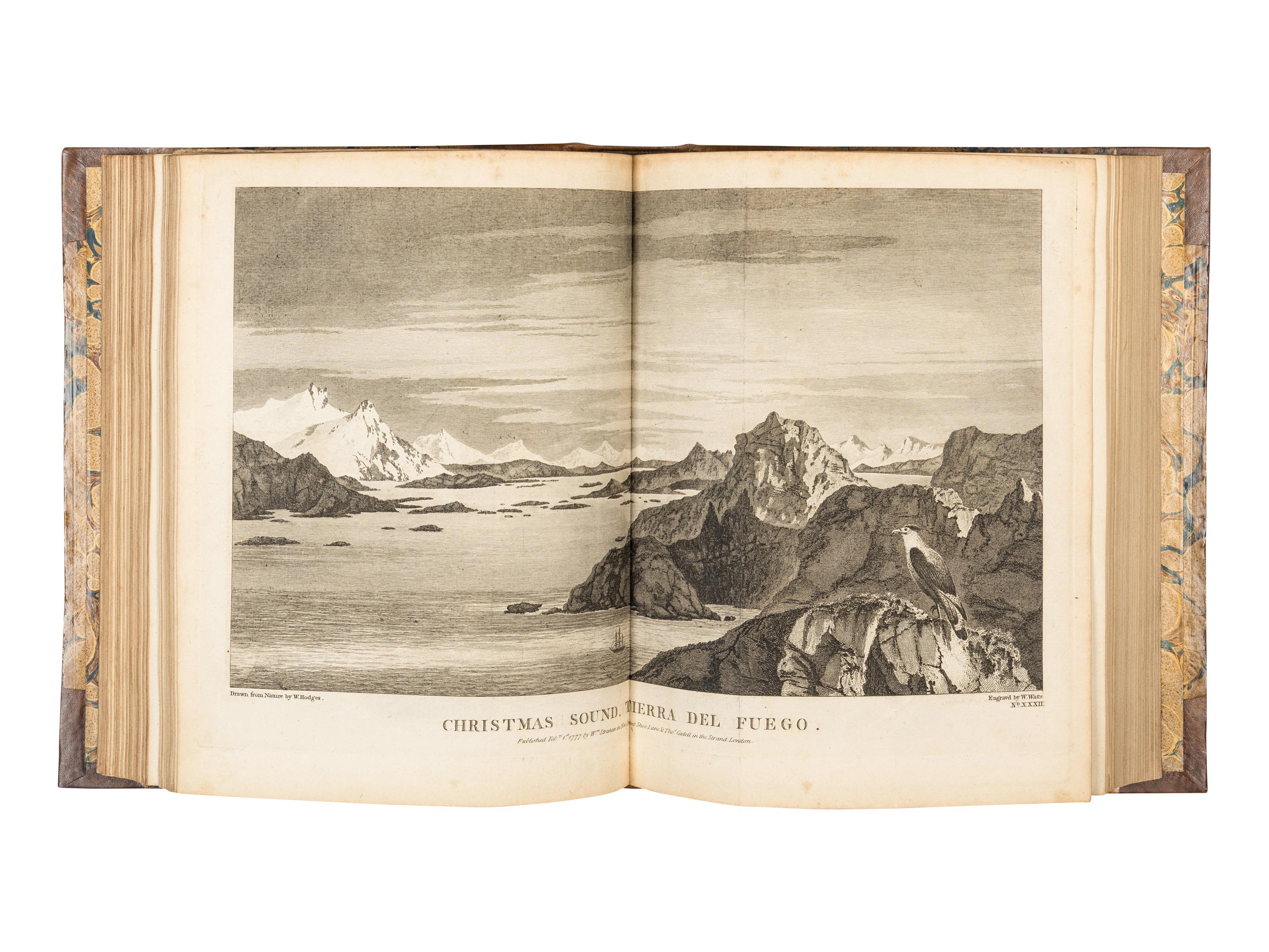 COOK, James, Captain (1728-1779). -- [SECOND VOYAGE]. A Voyage towards the South Pole, and Round the World, performed in His Majesty's Ships the Resolution and Adventure, in the Years 1772, 1773, 1774, and 1775 . London: W. Strahan and T. Cadell, 1777.