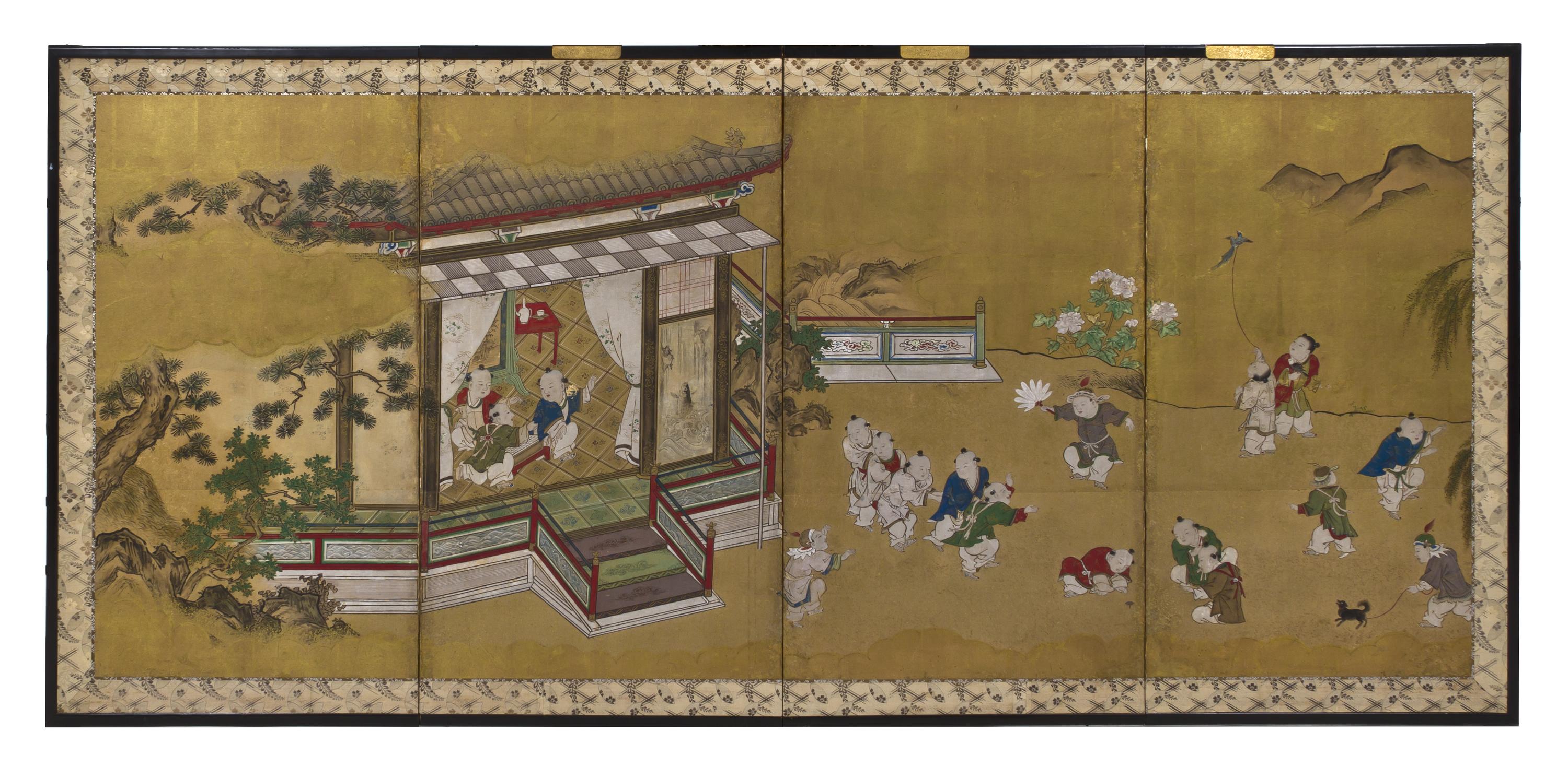 A Four-Panel Screen