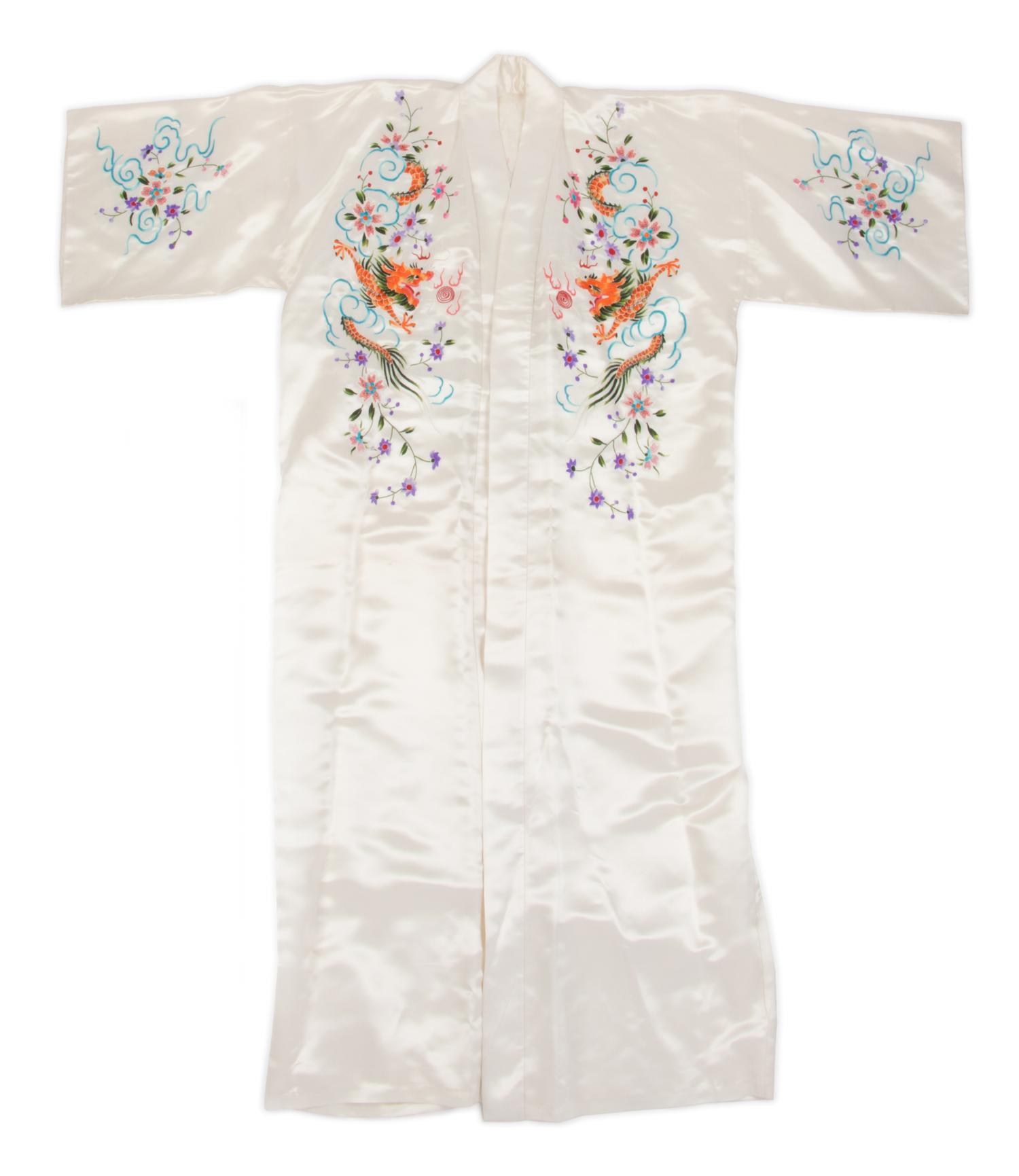 Three Chinese Silk Embroidered Lady's Articles