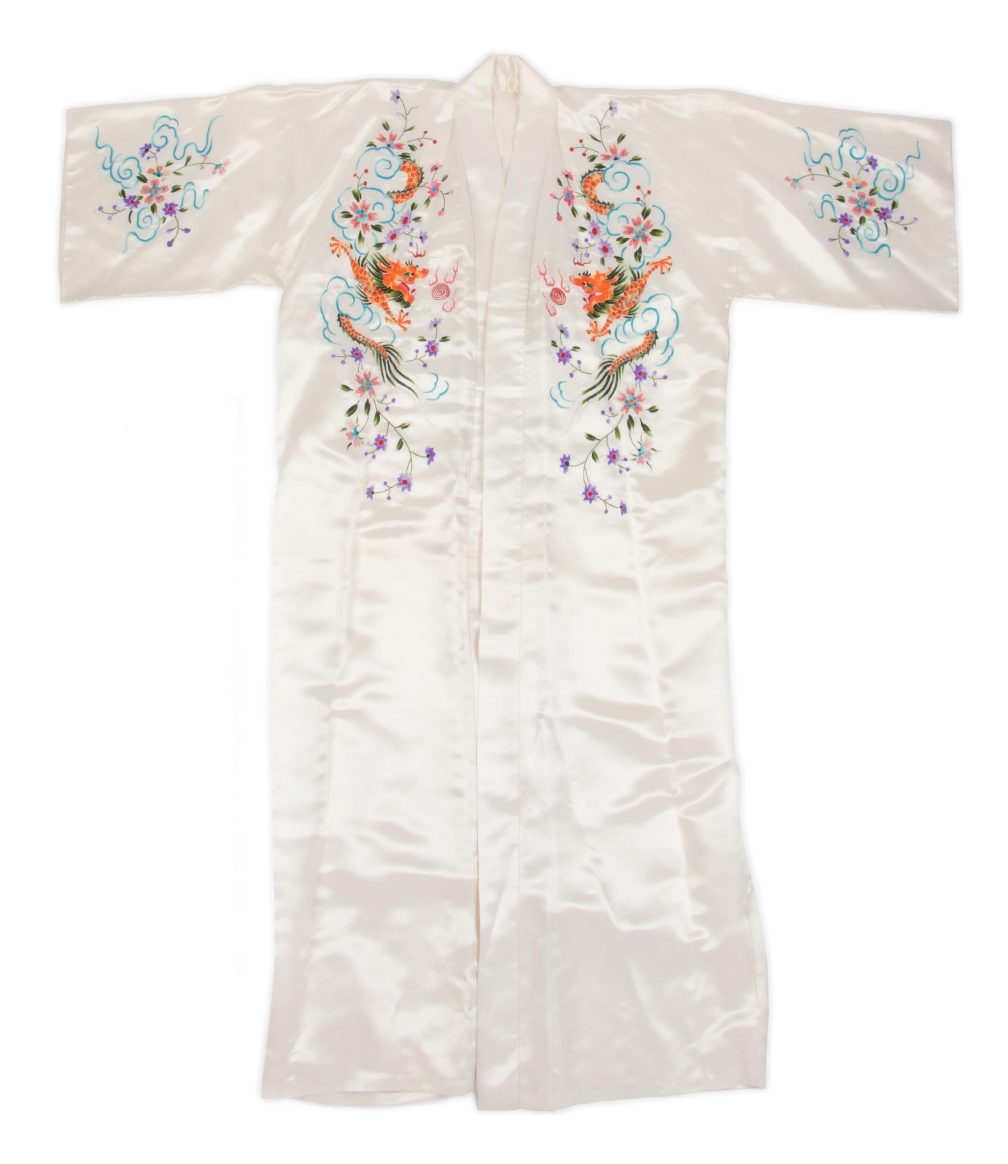 Three Chinese Silk Embroidered Lady's Articles