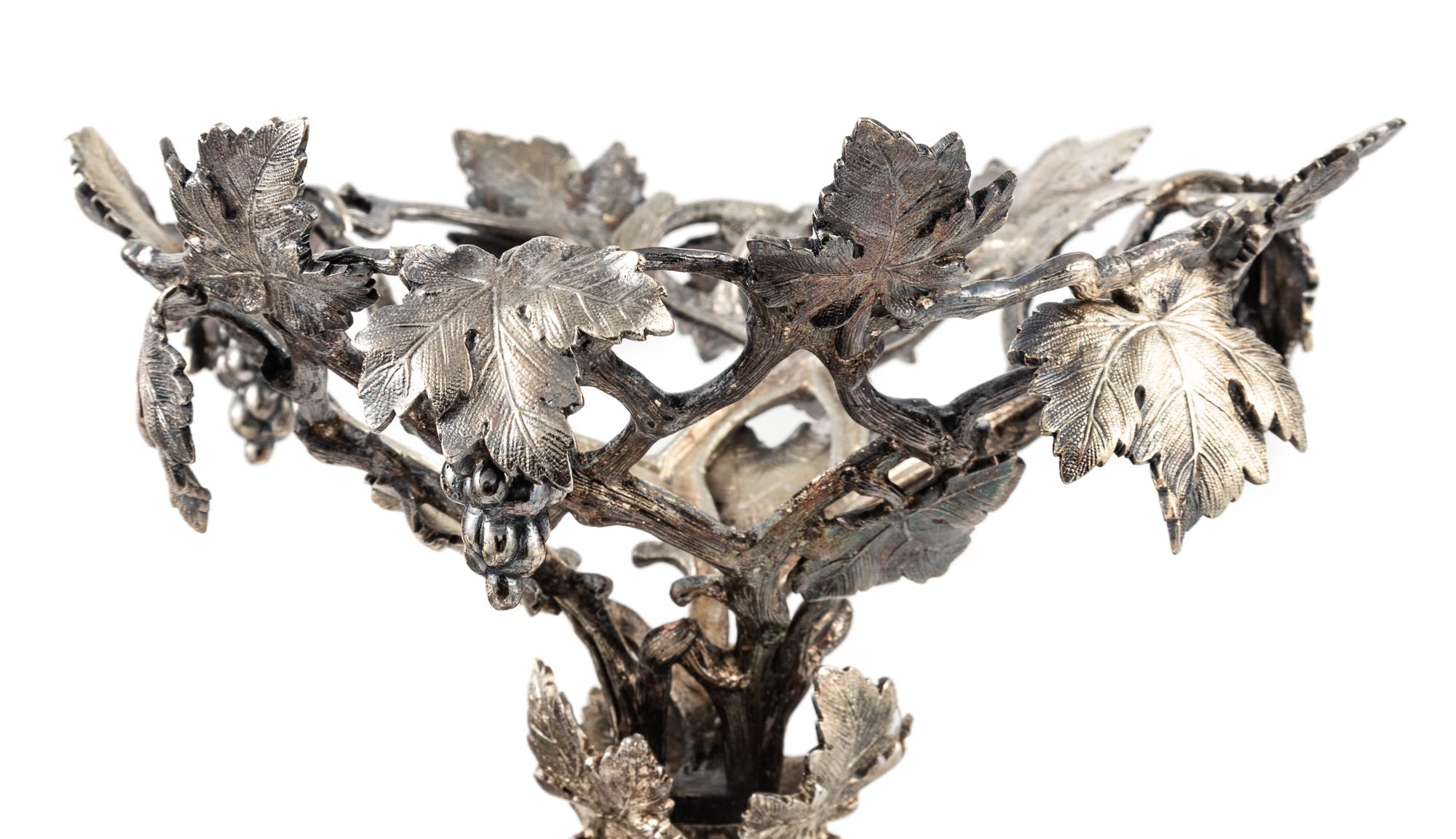 A Victorian Silver-Plate Epergne