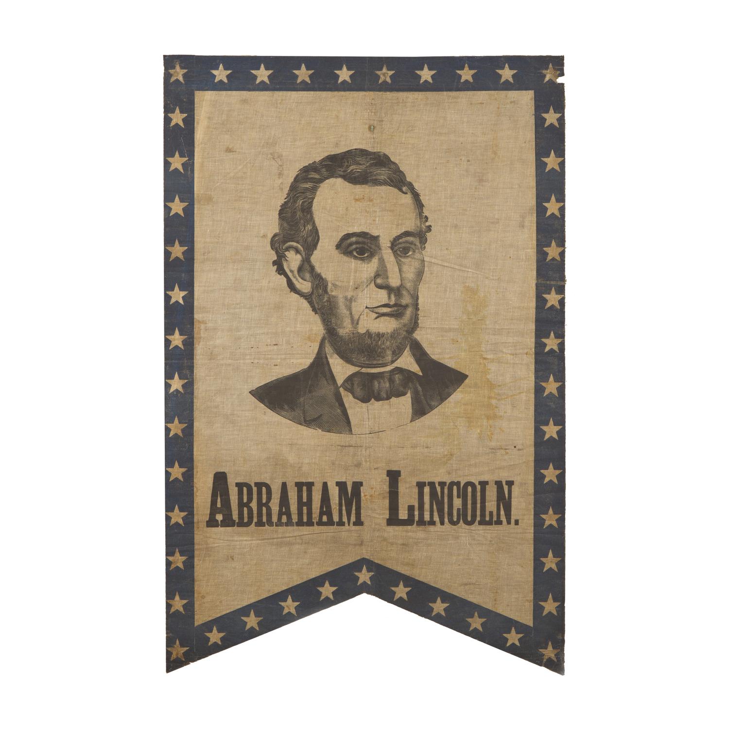 [Presidential] [Lincoln, Abraham] Commemorative Banner