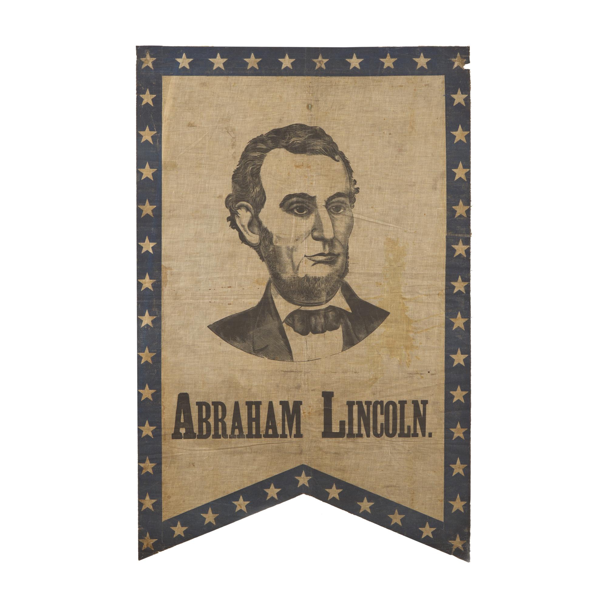 [Presidential] [Lincoln, Abraham] Commemorative Banner