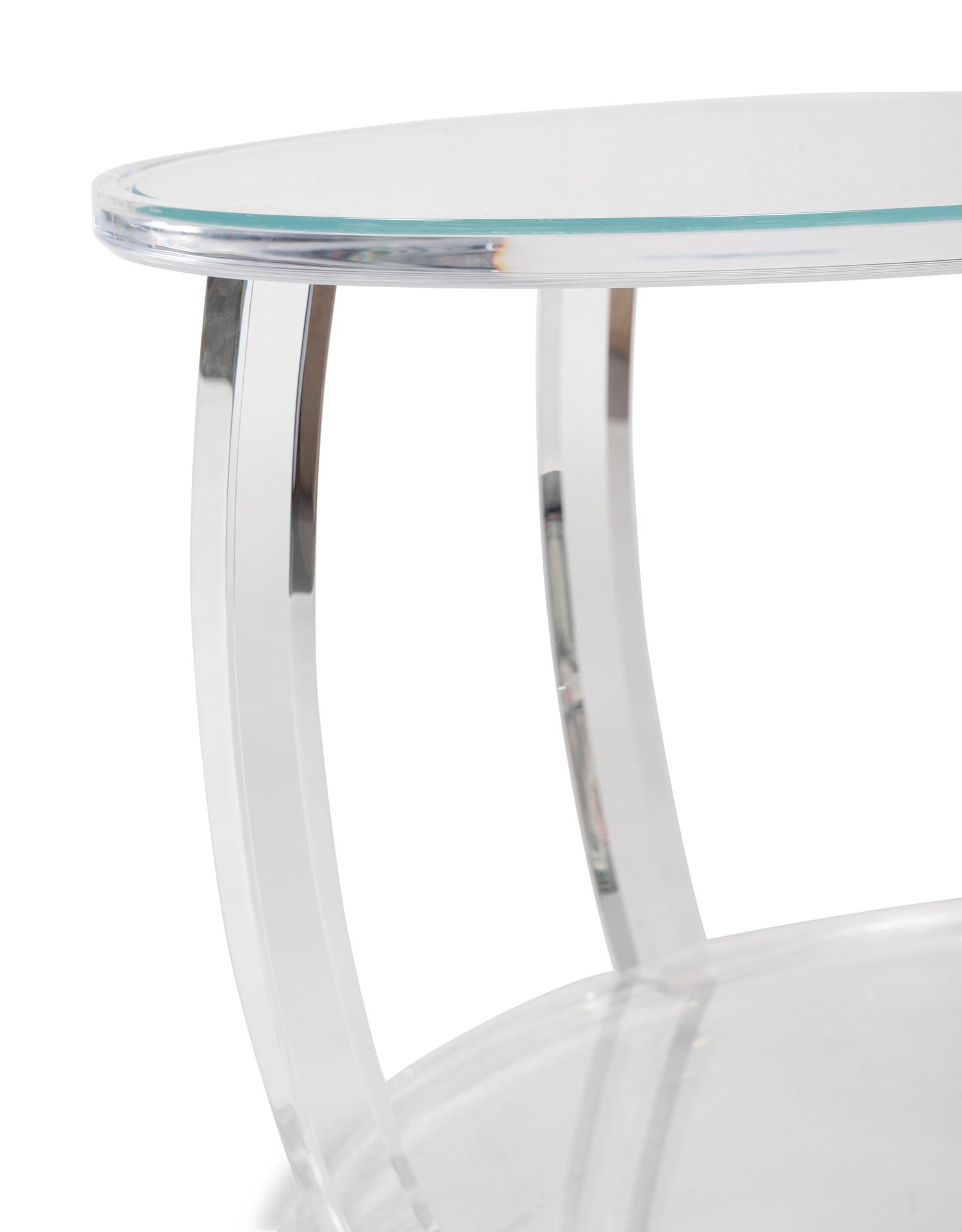 Manner of Karl Springer Cocktail Table