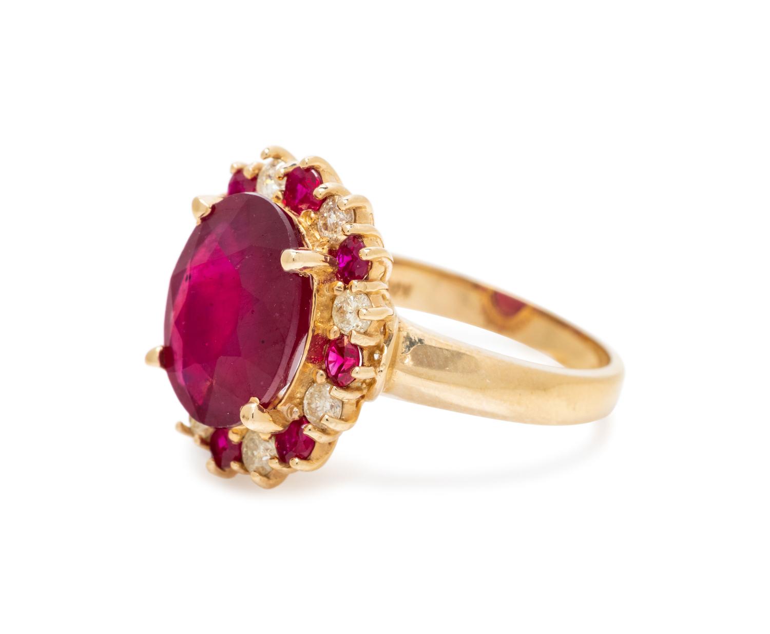 RUBY AND DIAMOND RING