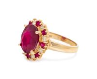 RUBY AND DIAMOND RING