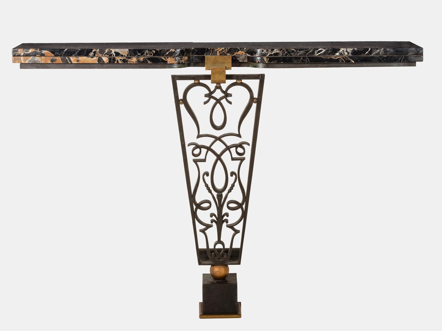 Art Deco Console Table, c. 1940s