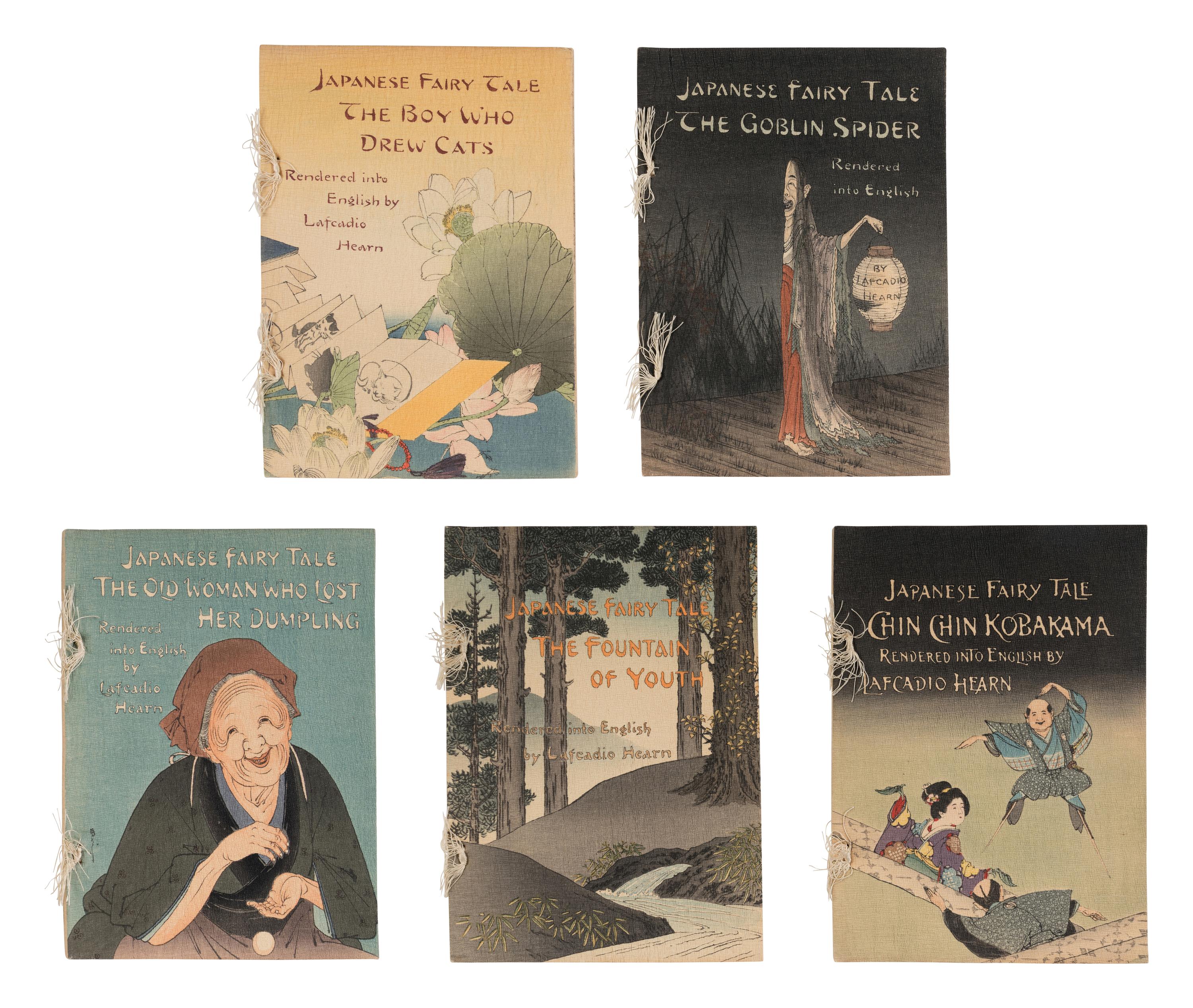 [CHILDREN'S BOOKS & ILLUSTRATION]. HEARN, Lafcaido (1850-1904). Japanese Fairy Tale Series . Tokyo: T. Hasegawa, 1898-1925.