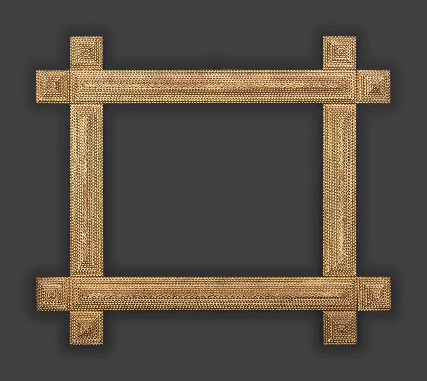 Four Tramp Art Frames
