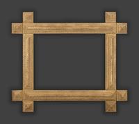 Four Tramp Art Frames