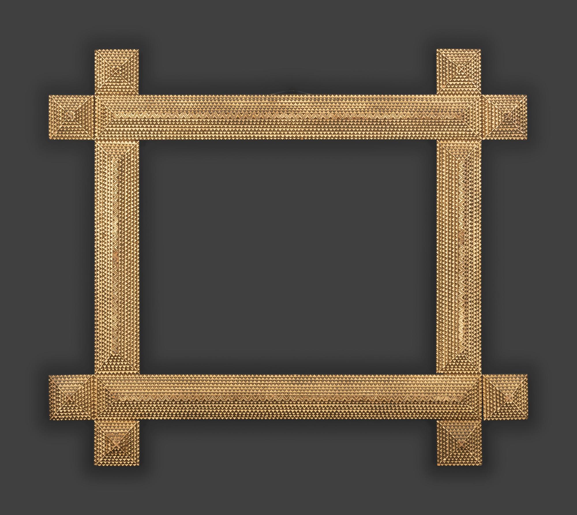 Four Tramp Art Frames