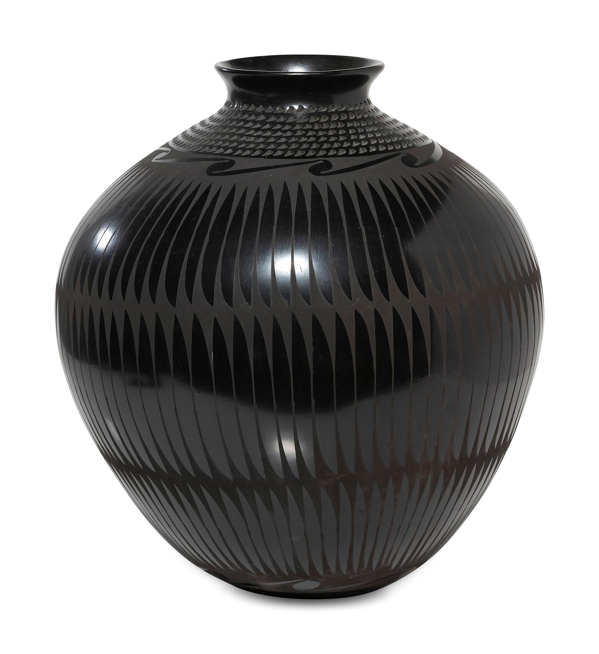 Blackware Pottery Jar