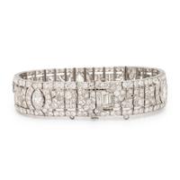 Oscar Heyman, Art Deco, Diamond and Platinum Bracelet