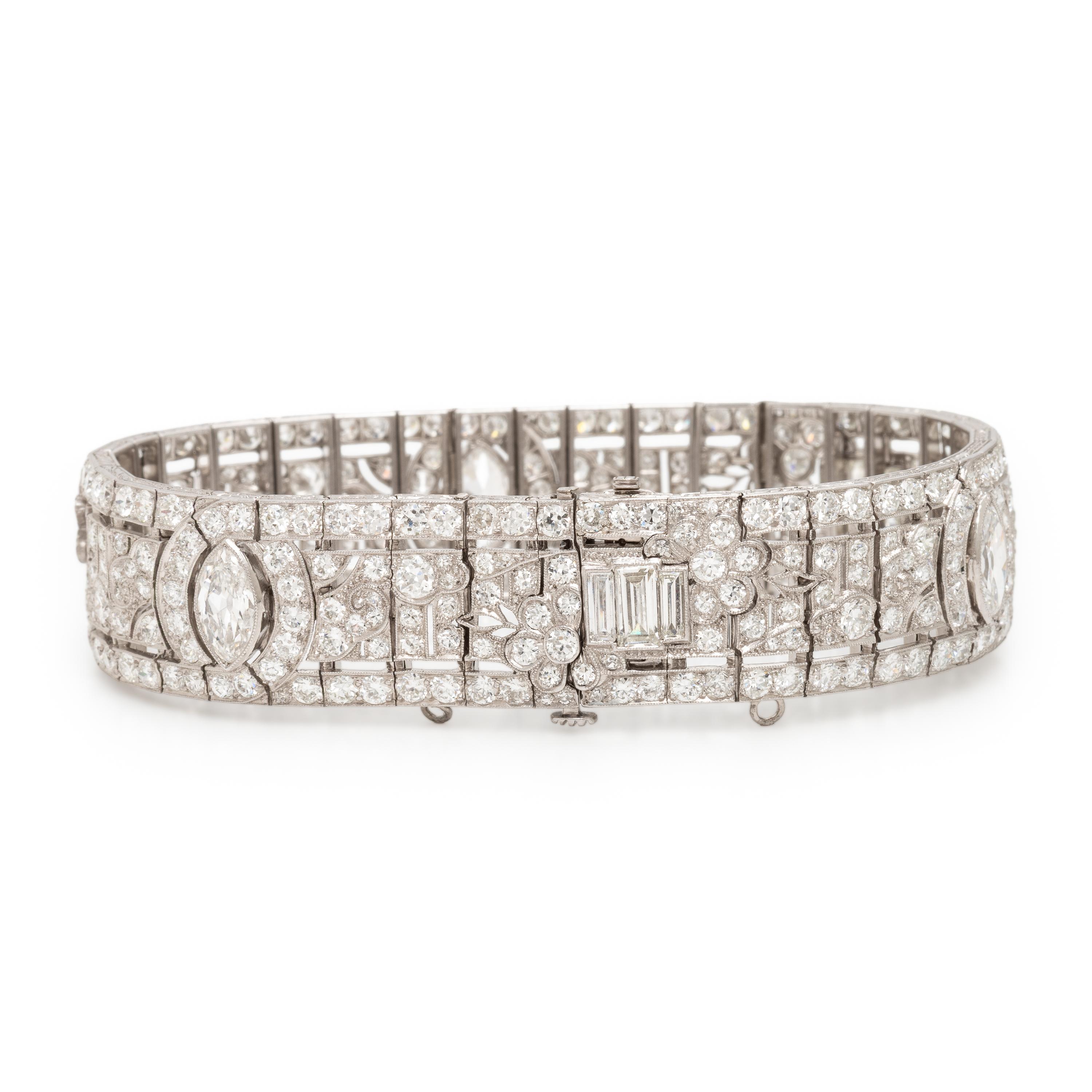 Oscar Heyman, Art Deco, Diamond and Platinum Bracelet