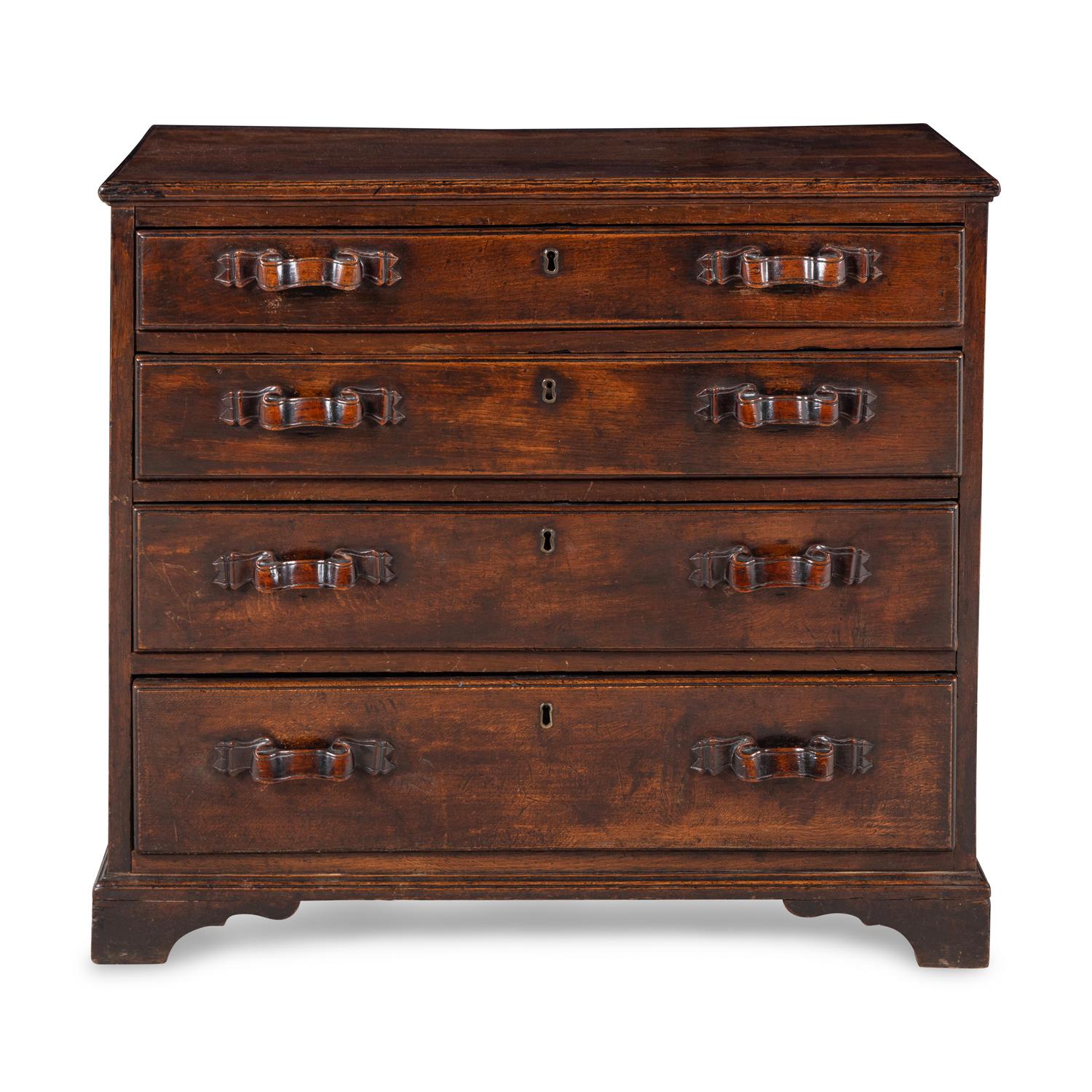 An English Oak Chest of Drawers