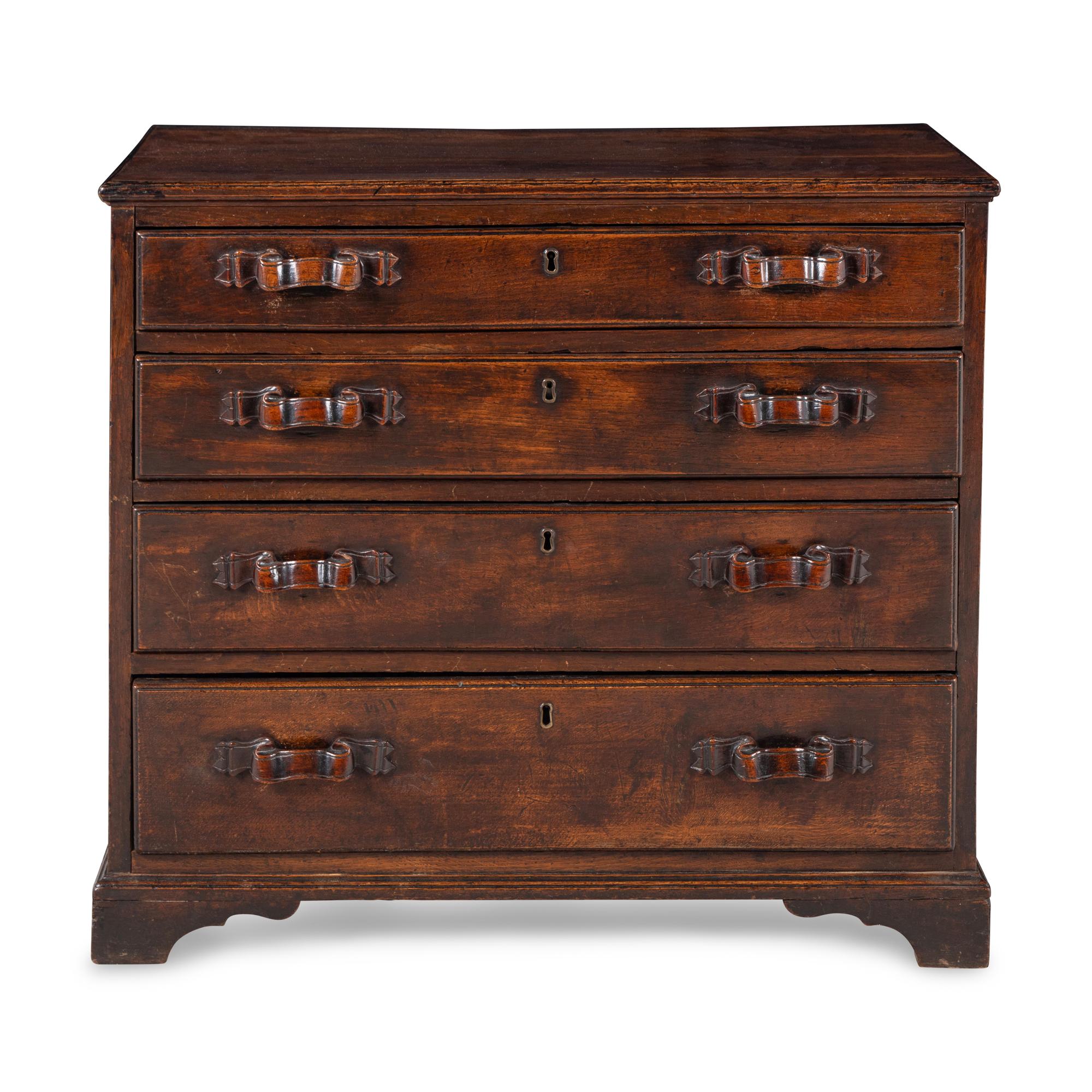 An English Oak Chest of Drawers