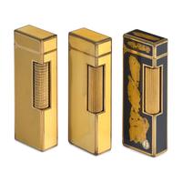 Three Dunhill Enameled Lighters
