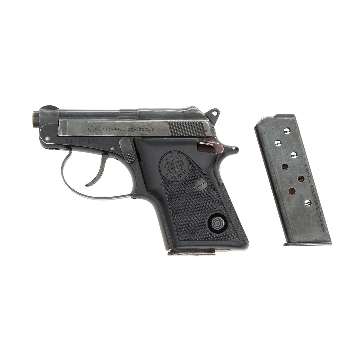 * Beretta Model 20 in Leather Holster