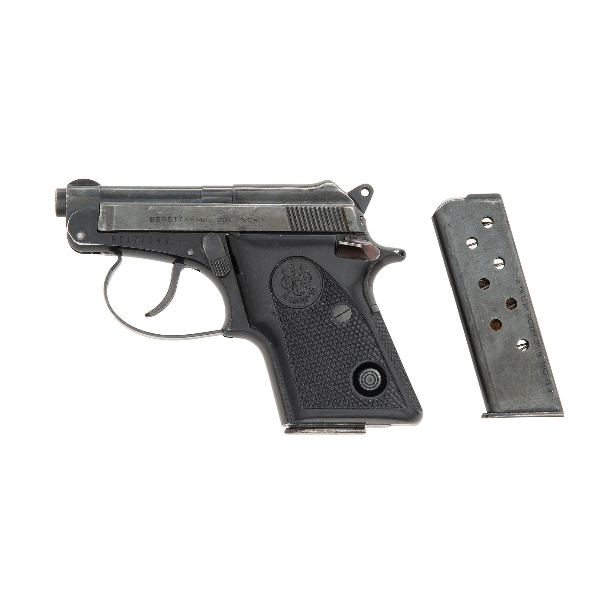 * Beretta Model 20 in Leather Holster