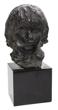 After Pierre Renoir, (French, 1841-1919), Bust of Coco