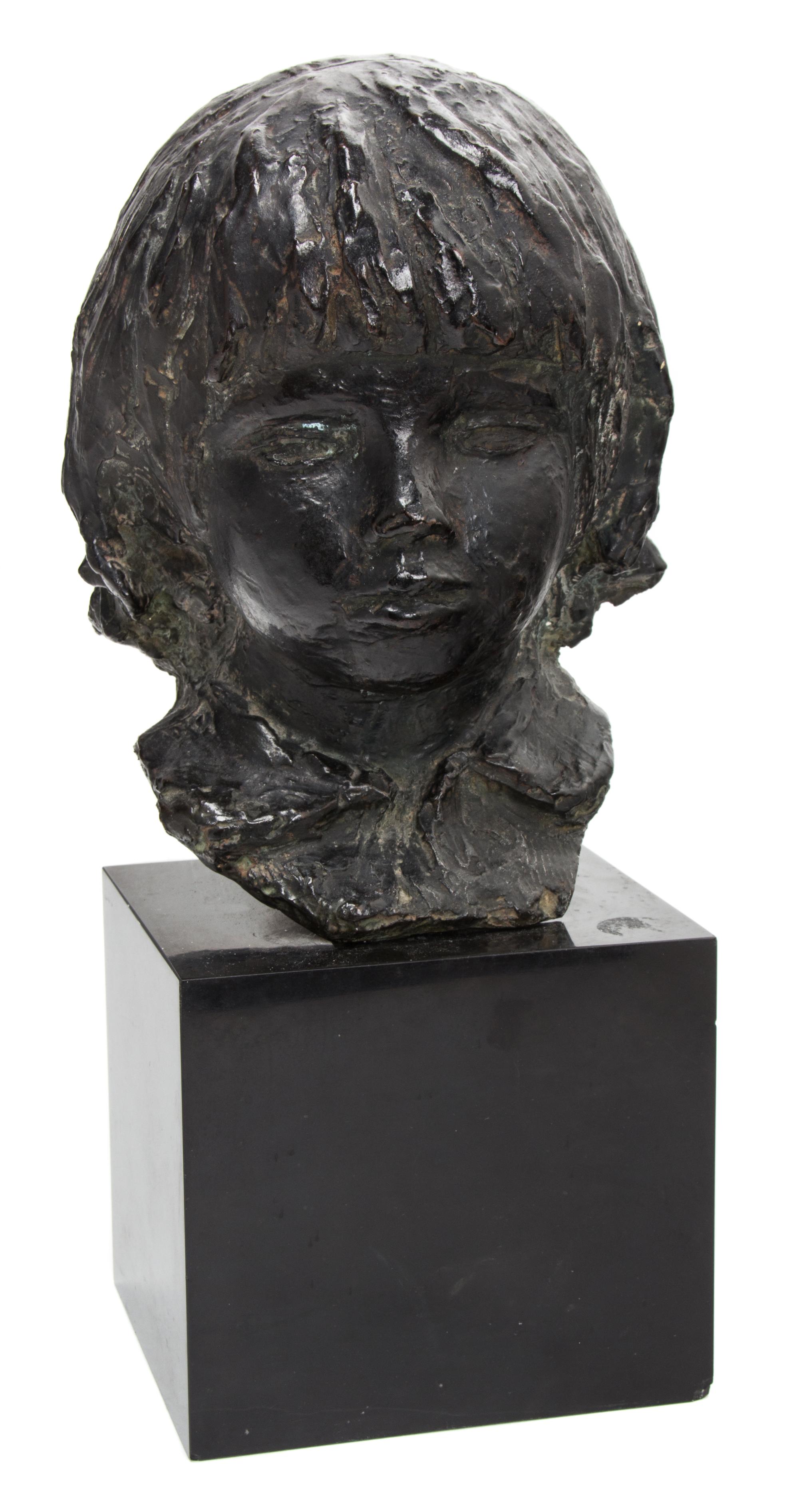 After Pierre Renoir, (French, 1841-1919), Bust of Coco