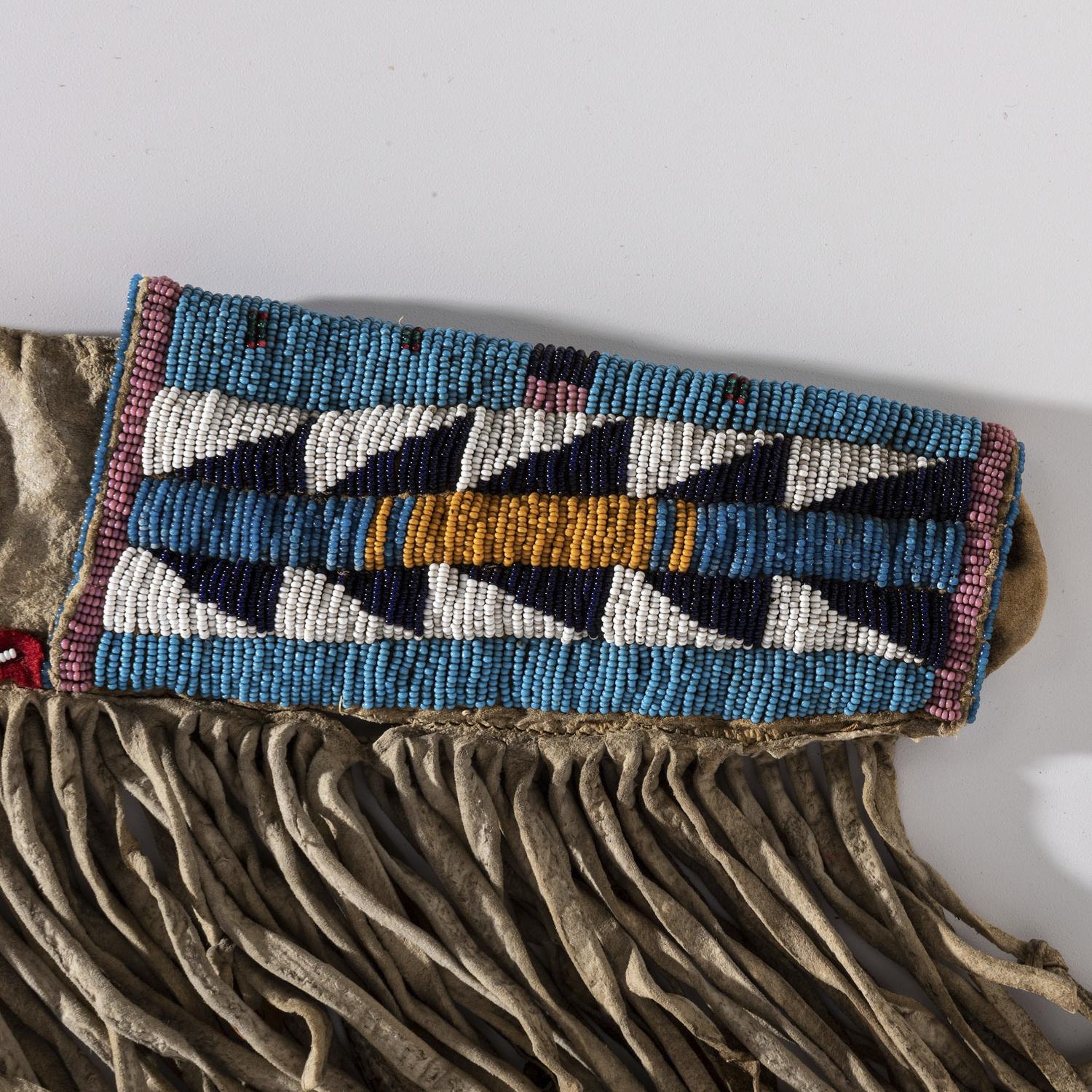 Northern Plains Beaded Hide Rifle Scabbard