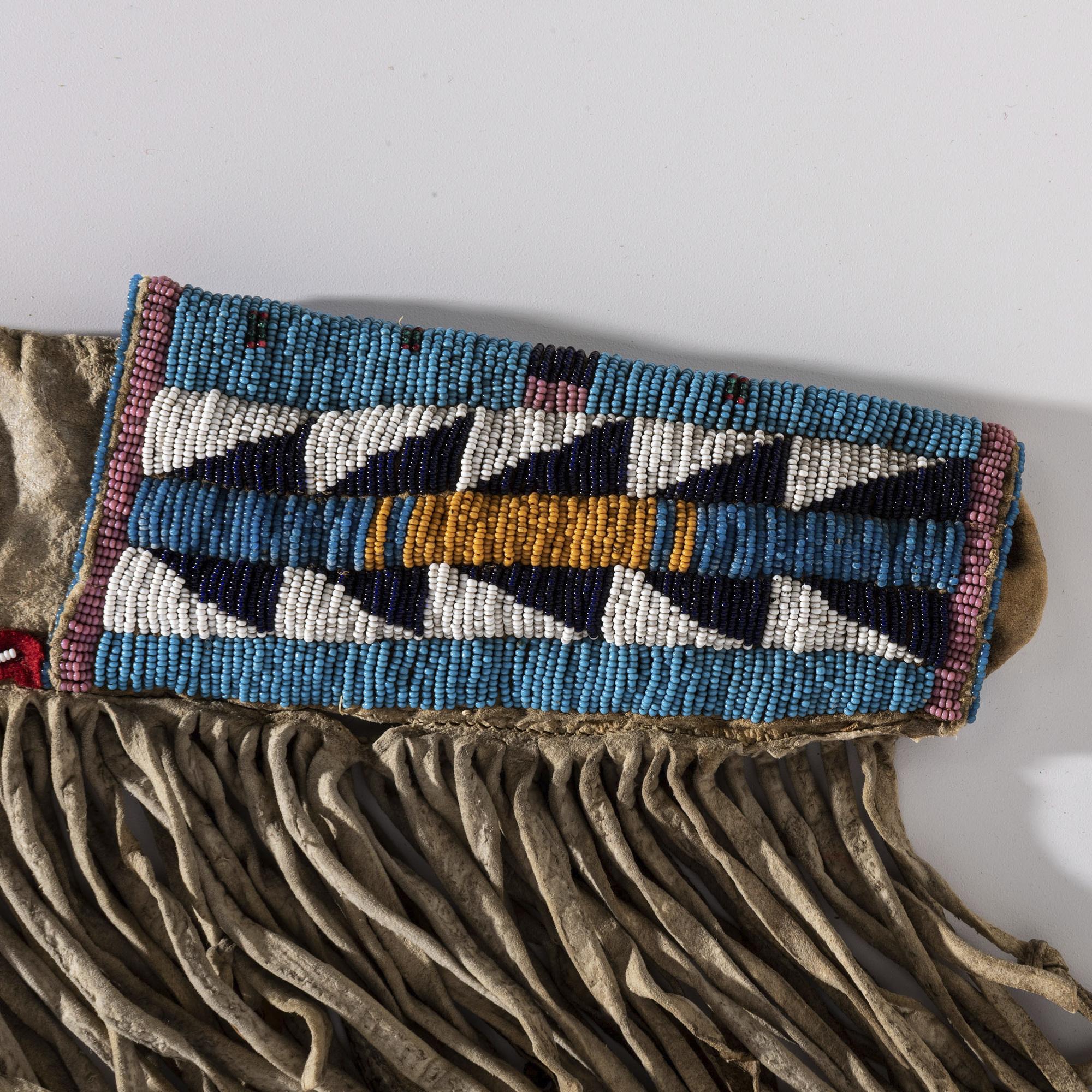 Northern Plains Beaded Hide Rifle Scabbard
