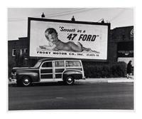 Philippe Halsman (1906-1997) Untitled ("Smooth as a 47 Ford" Billboard), c. 1947