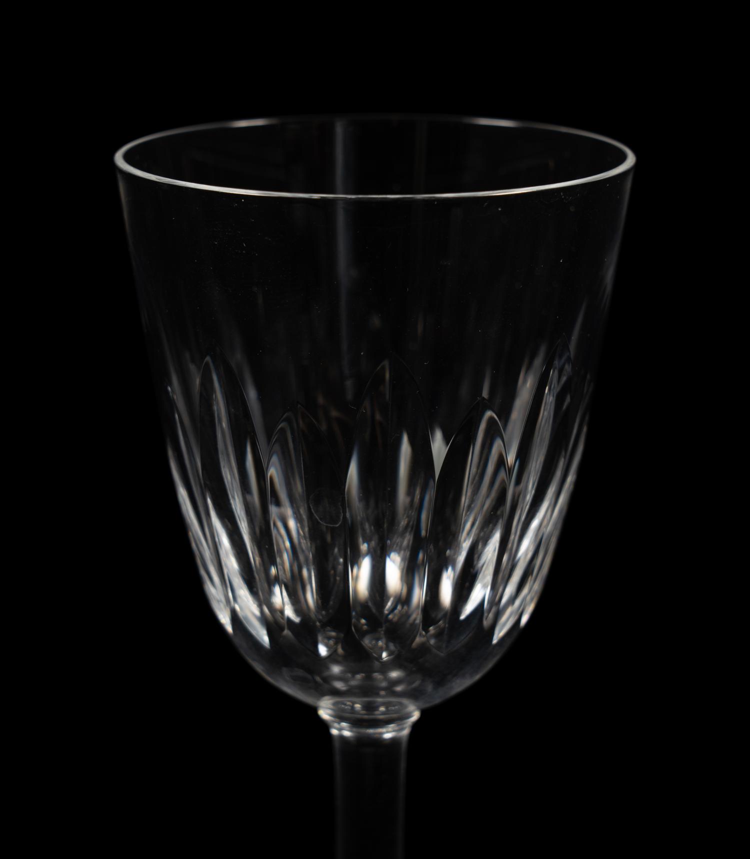 A Baccarat Lorraine Stemware Service