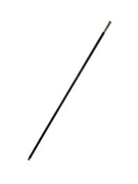 A Silver Mounted Ebonized Shaving Kit ' System' Walking Stick