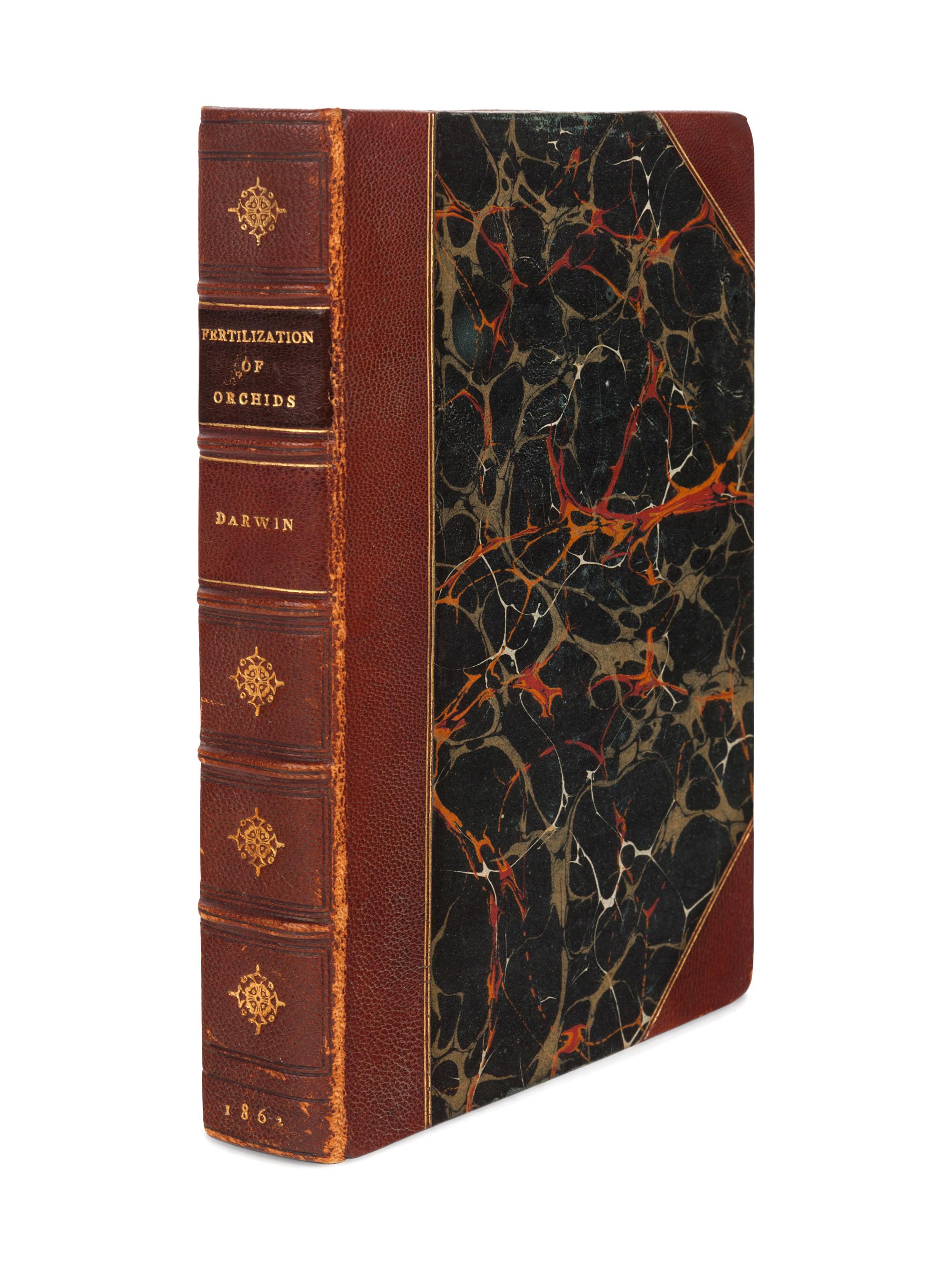 DARWIN, Charles (1809-1882). On the Various Contrivances By Which British and Foreign Orchids Are Fertilised By Insects. London: John Murray, 1862.