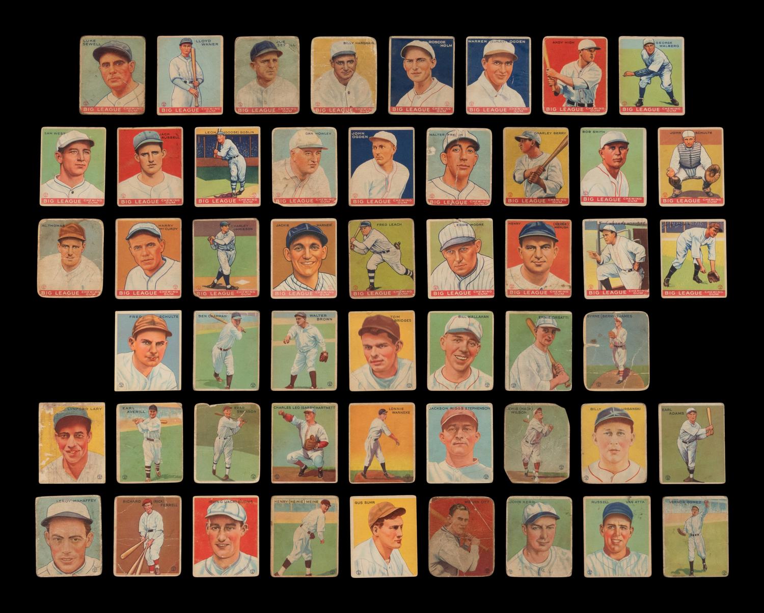 A Near Set of 1933 Goudey Baseball Cards (229/240)