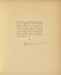 [Black Sun Press] Crane, Hart. The Bridge