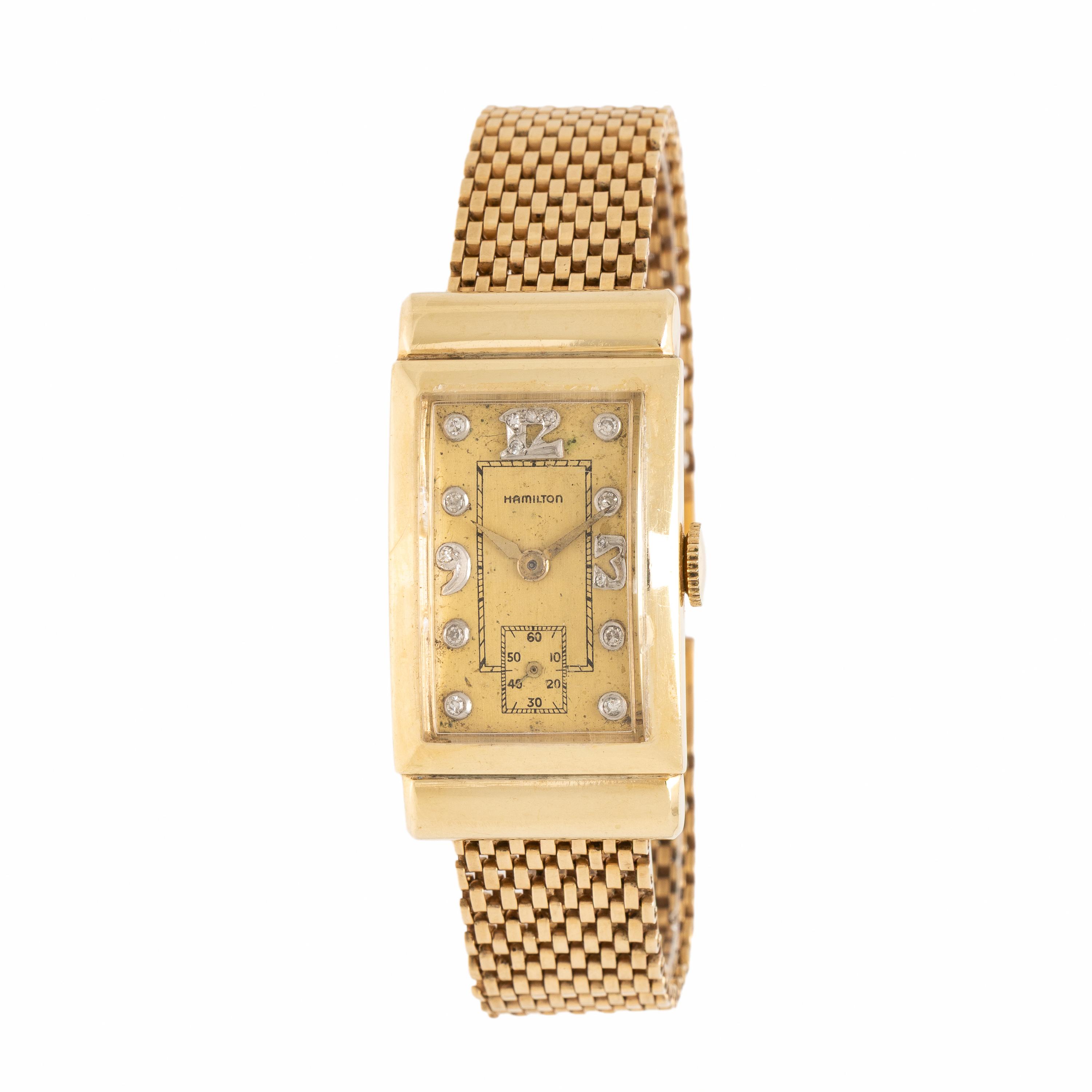 Hamilton, 14K Yellow Gold Watch