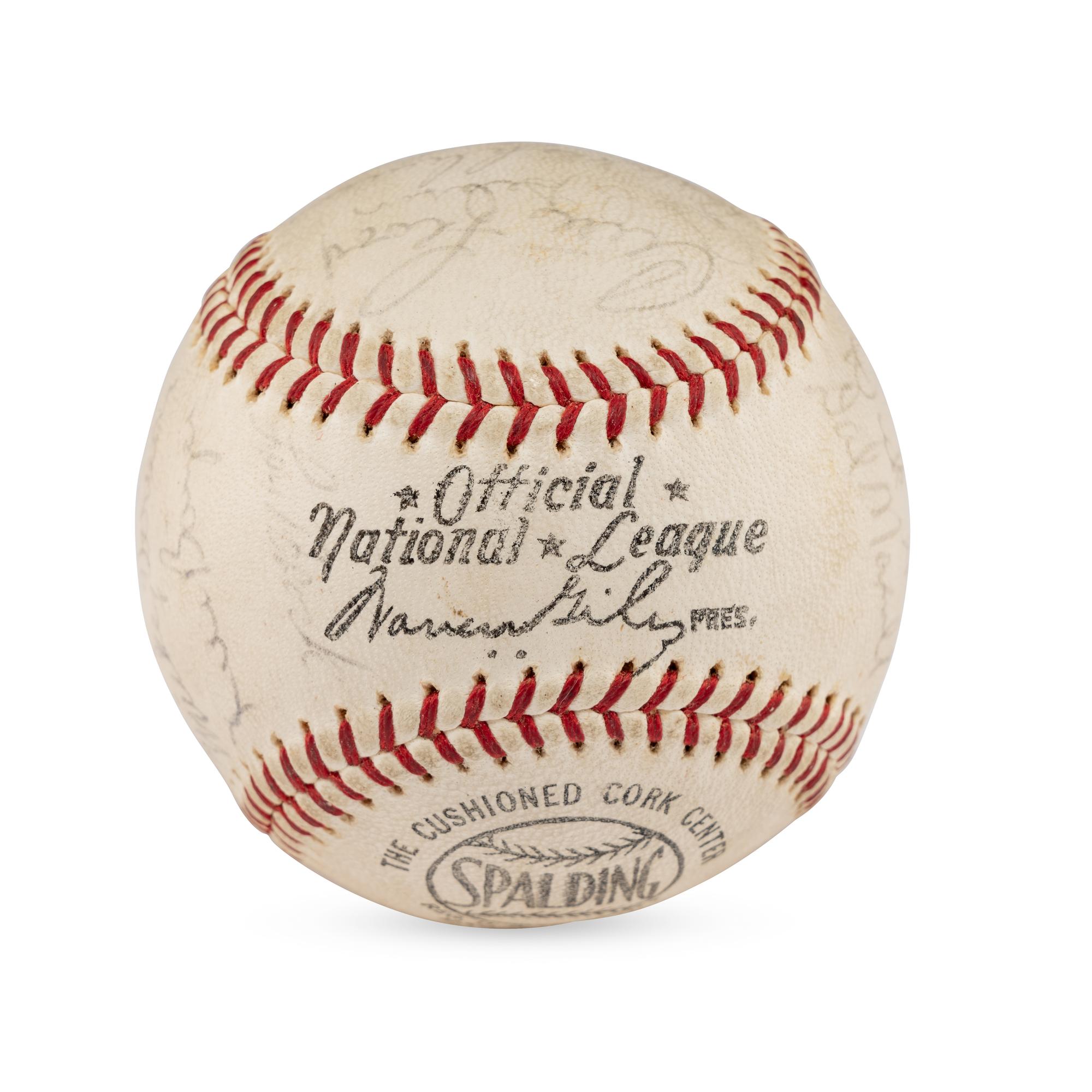 A 1965 St. Louis Cardinals Team Signed Autograph Baseball (Beckett Authentication Services)