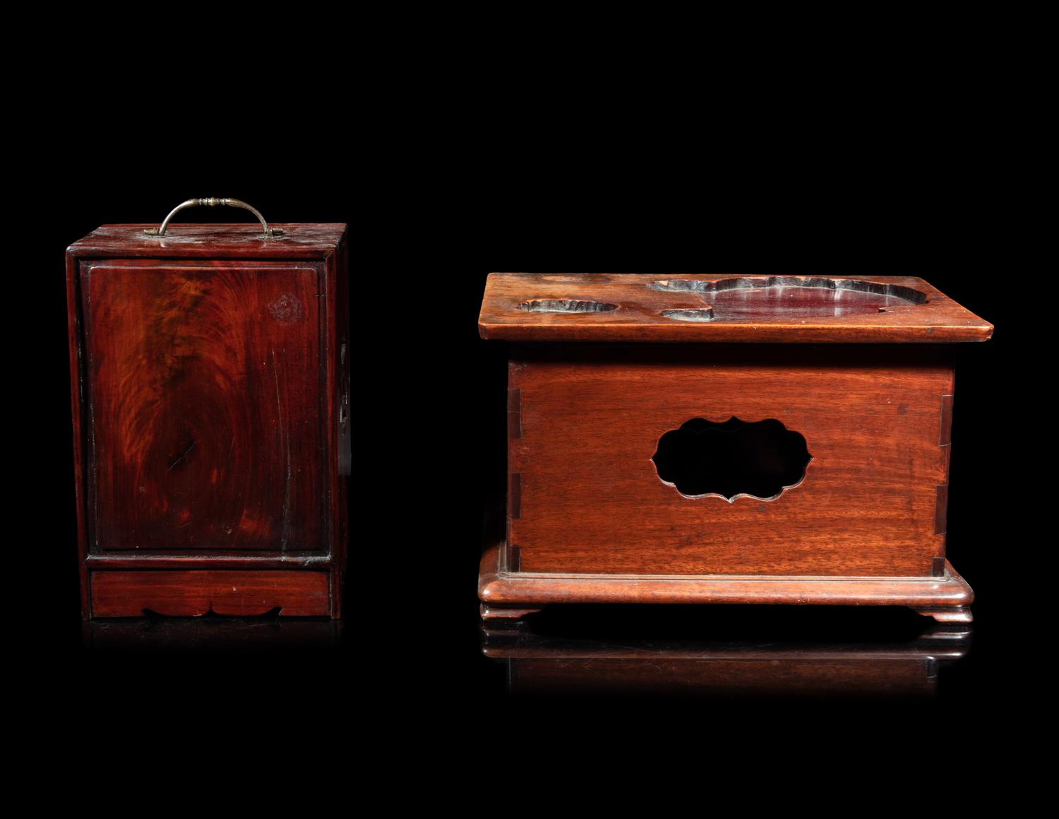 Two Chinese Hardwood Displaying Articles