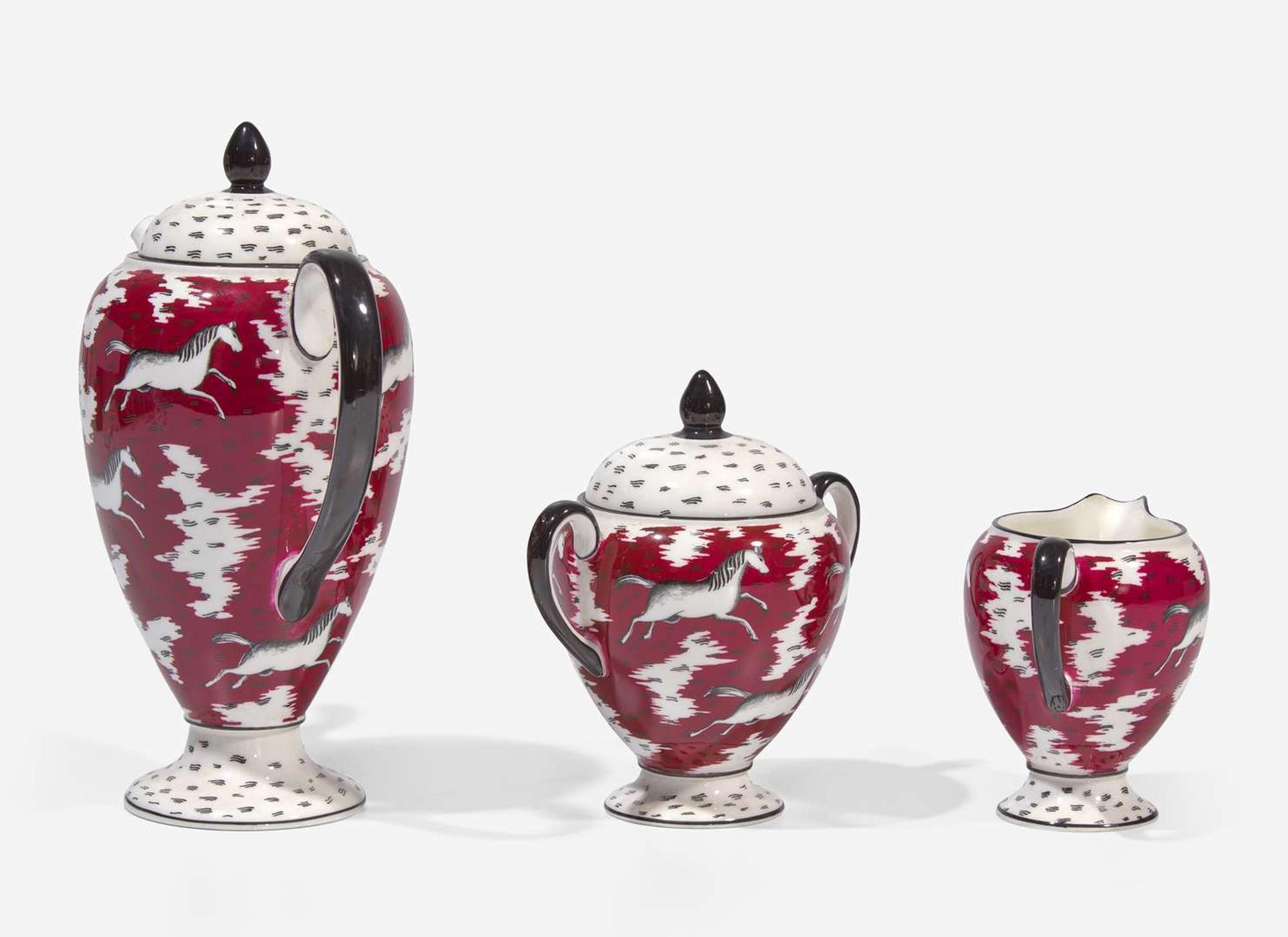 A Wedgwood "Persian Ponies" Coffee Service, UK, circa 1935