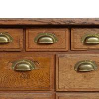An Oak and Pine Shop Cabinet 169" W x 15.5" D x 114" H — Germany, 20th Century