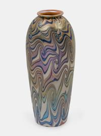 Iridescent Vase, in the King Tut pattern