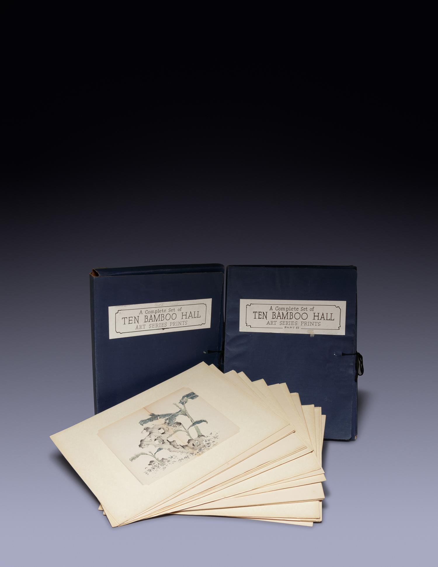 [WOODBLOCK PRINTS] Ten Bamboo Hall. Art Series Prints. 19th/20th Century.