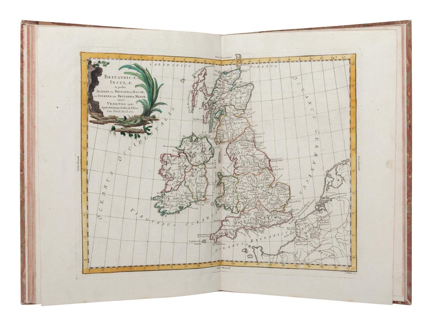 [MAPS & ATLASES]. ZATTA, Antonio (fl. 1757-97). Atlante Novissimo . Venice: Antonio Zatta, 1775-1785.