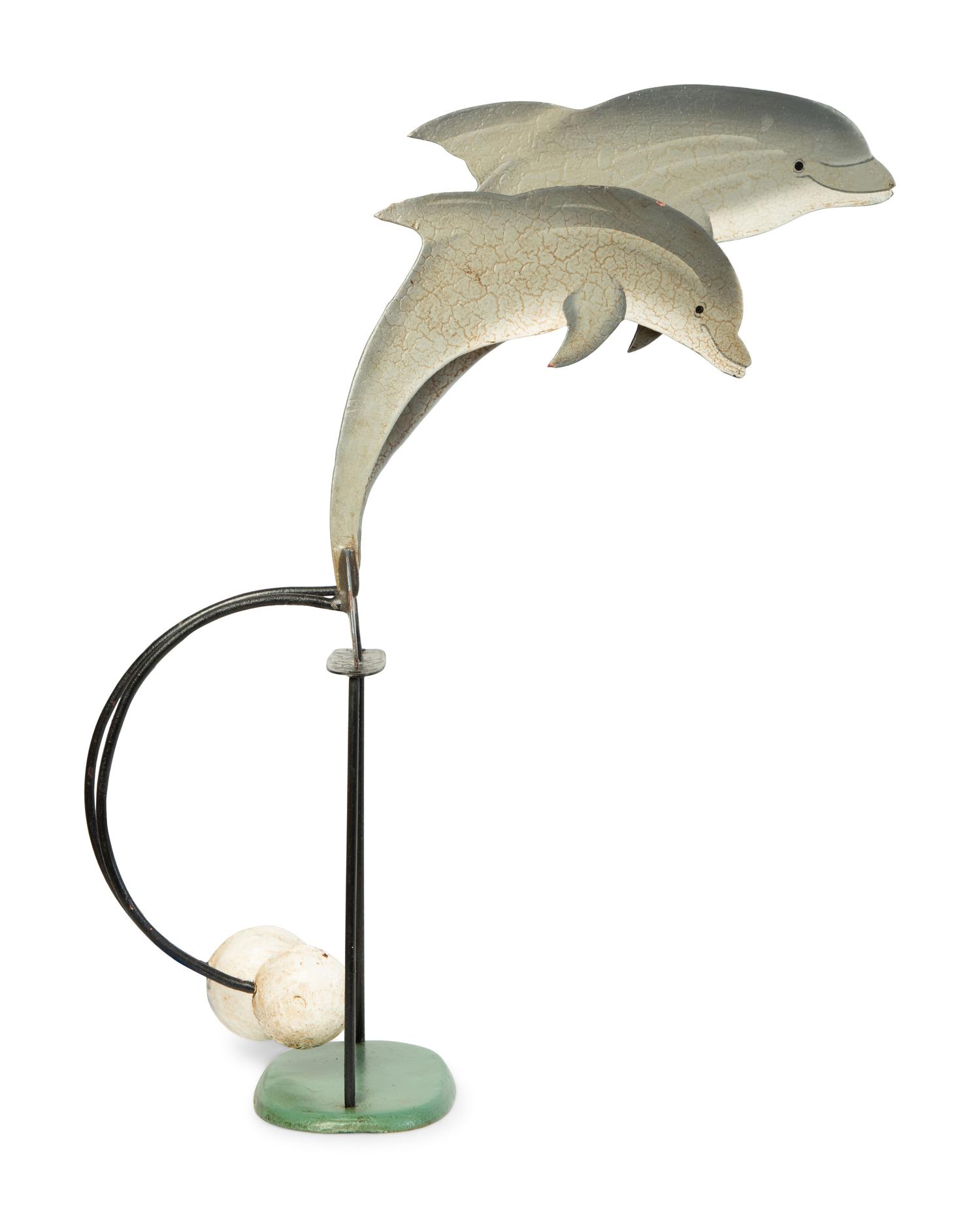 A Collection of Four Painted Metal Balance Sculptures — 20TH CENTURY