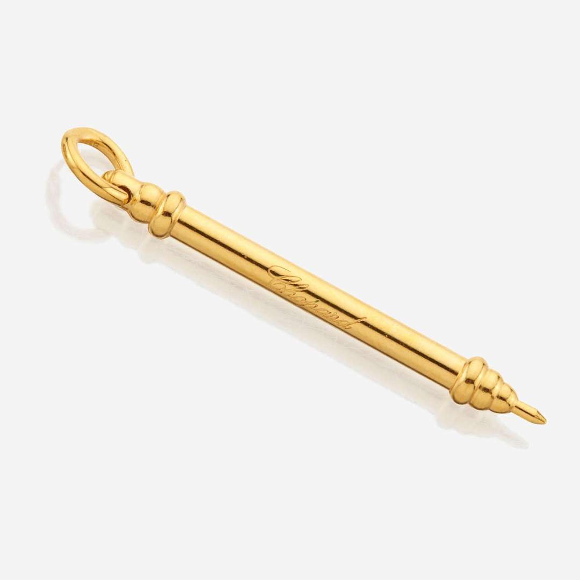 A lady's leather bracelet and gemstone wristwatch, Chopard "Happy Diamonds" Ref. 20.4069
