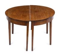 A George III Mahogany Gate-Leg Dining Table