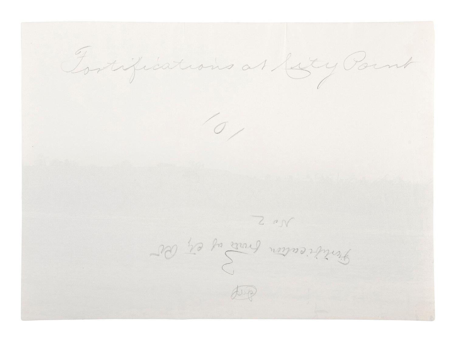 [CIVIL WAR]. Three albumen prints by an unknown photographer.