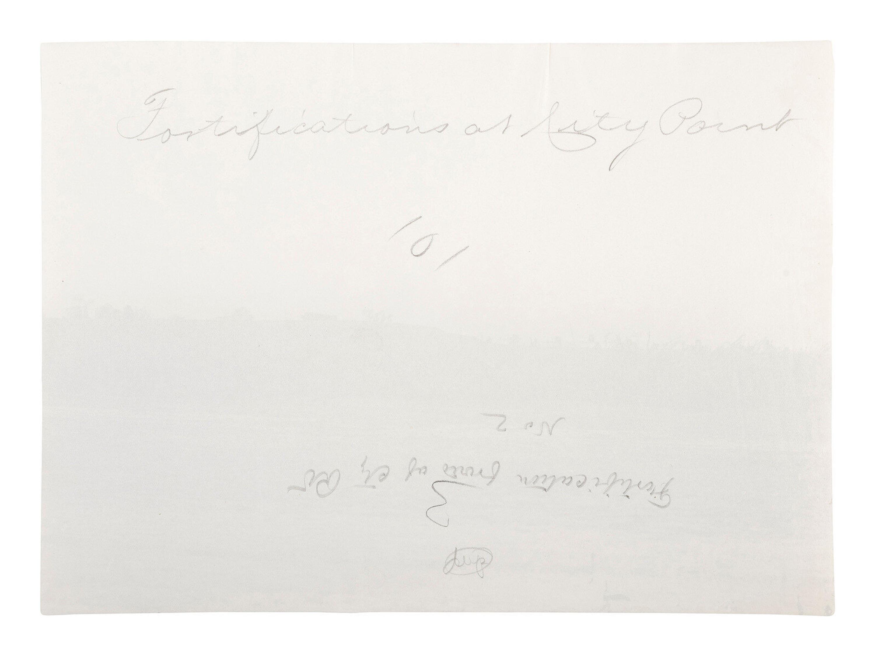 [CIVIL WAR]. Three albumen prints by an unknown photographer.